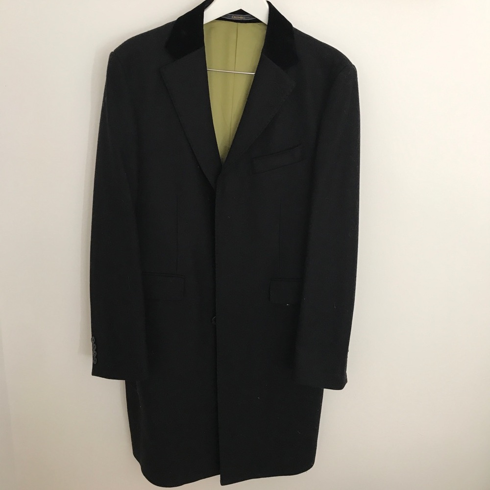 Men’s Wool Crombie Coat | SZ 40R
